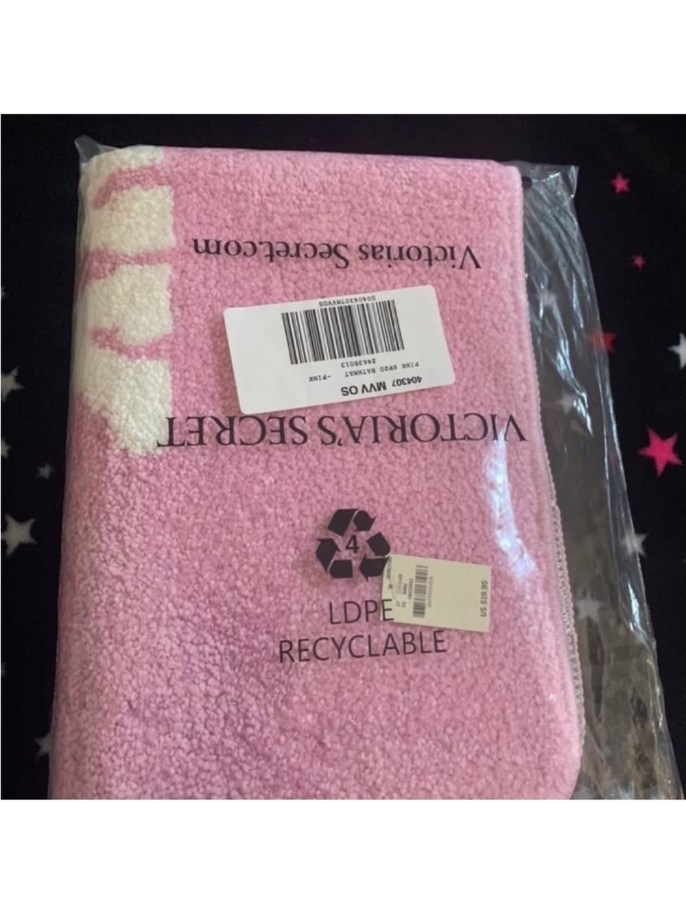 Victoria's Secret Pink bath mat